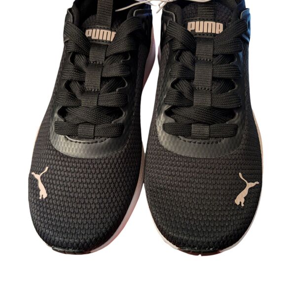 PUMA PC Runner Women's Lightweight Athletic Running Shoe Black Pink - NEW Size 7 - Picture 2 of 6